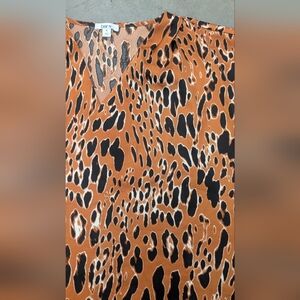 Bar III Burnt Orange Animal Print, X-Large